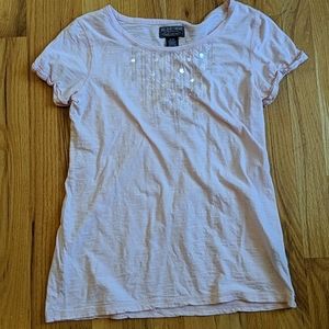 Polo Light Pink Sparkle Tee